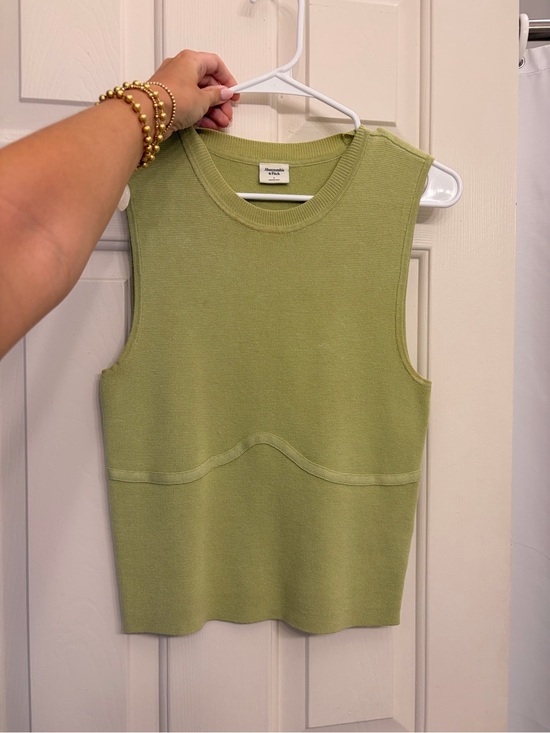 Abercrombie & Fitch Tops - Abercrombie Sleeveless Knit Shell in Sage Green